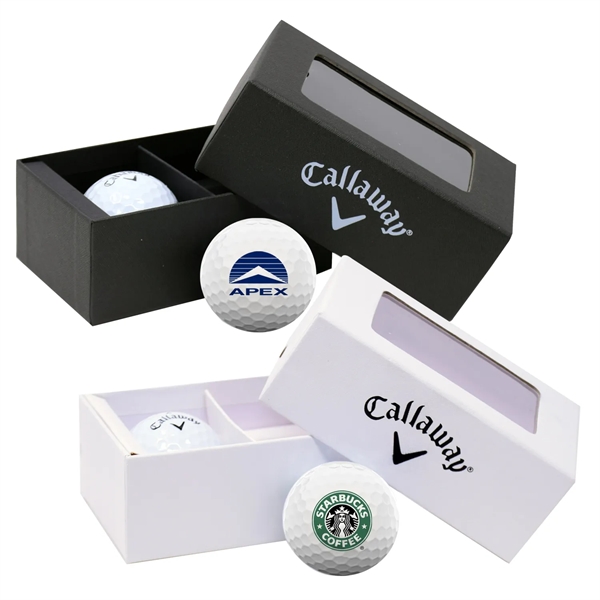 Callaway two golf ball business card box... from ASI 38120 Ball Pro / Diversified Quality Kitchenware