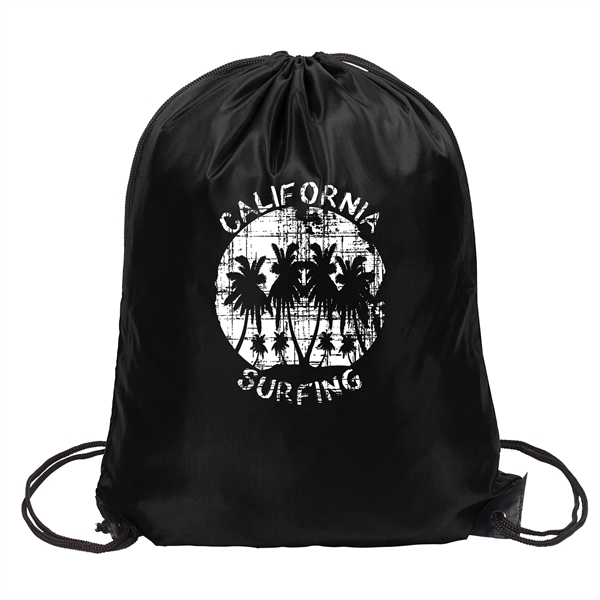 14" x 18" drawstring bag with reinforced eyelets and black strings.... from ASI 90807 Tekweld