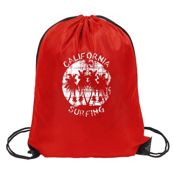 14" x 18" drawstring bag with reinforced eyelets and black strings.... from ASI 90807 Tekweld
