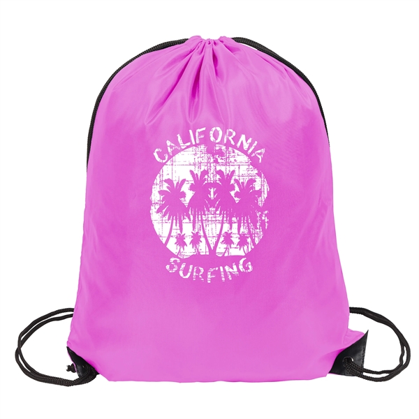 14" x 18" drawstring bag with reinforced eyelets and black strings.... from ASI 90807 Tekweld