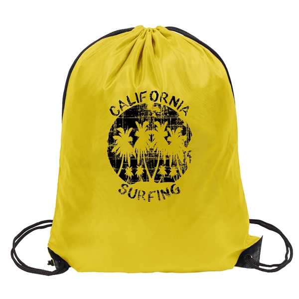 14" x 18" drawstring bag with reinforced eyelets and black strings.... from ASI 90807 Tekweld
