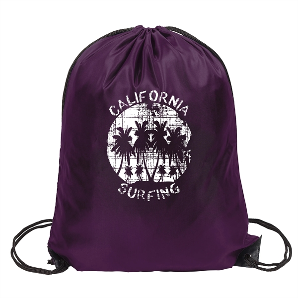 14" x 18" drawstring bag with reinforced eyelets and black strings.... from ASI 90807 Tekweld
