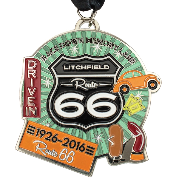 Die cast zinc alloy medals and medallions with 2D imprint and... from ASI 52263 EMT / EMT