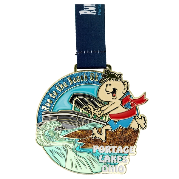 Die cast zinc alloy medals and medallions with 2D imprint and... from ASI 52263 EMT / EMT