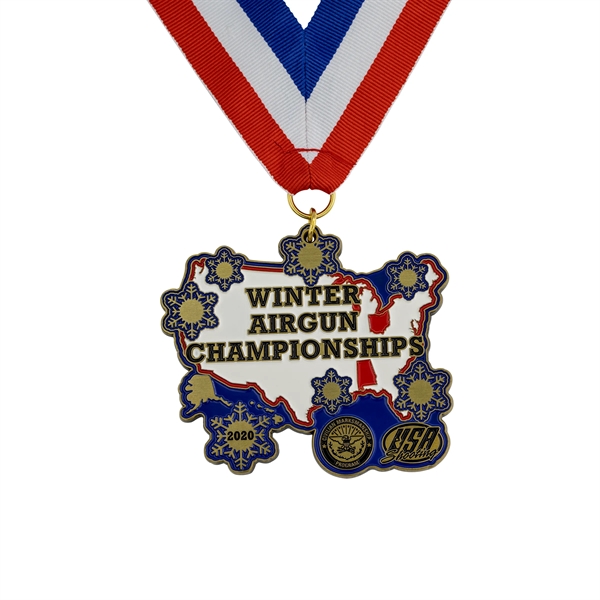 Die cast zinc alloy medals and medallions with 2D imprint and... from ASI 52263 EMT / EMT