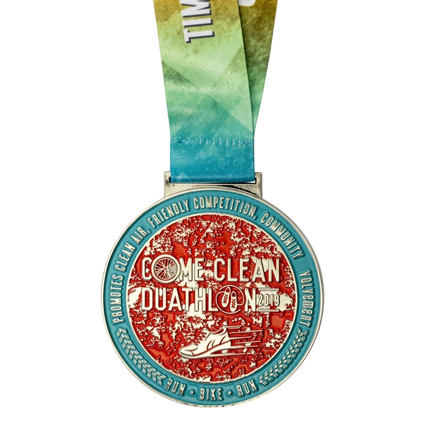 Die cast zinc alloy medals and medallions with 2D imprint and... from ASI 52263 EMT / EMT