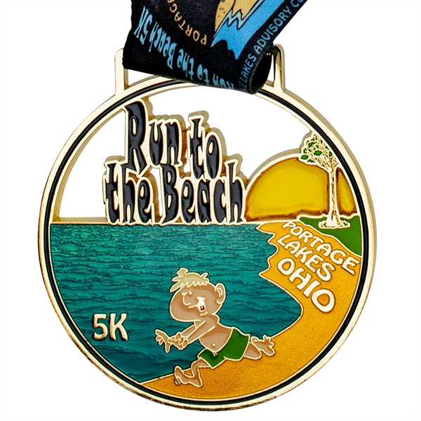 Die cast zinc alloy medals and medallions with 2D imprint and... from ASI 52263 EMT / EMT