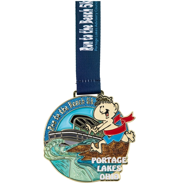 Die cast zinc alloy medals and medallions with 2D imprint and... from ASI 52263 EMT / EMT