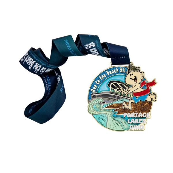 Die cast zinc alloy medals and medallions with 2D imprint and... from ASI 52263 EMT / EMT