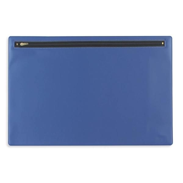 Vinyl portfolio measuring 10.43"H x 15.37"W with a nylon zipper.... from ASI 54040 Fey Promo