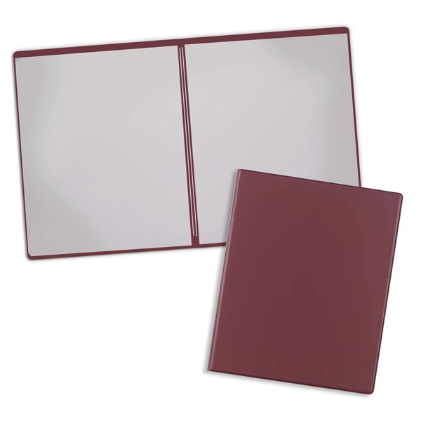 Two-pocket presentation folder made of vinyl with horizontal pockets at the... from ASI 54040 Fey Promo