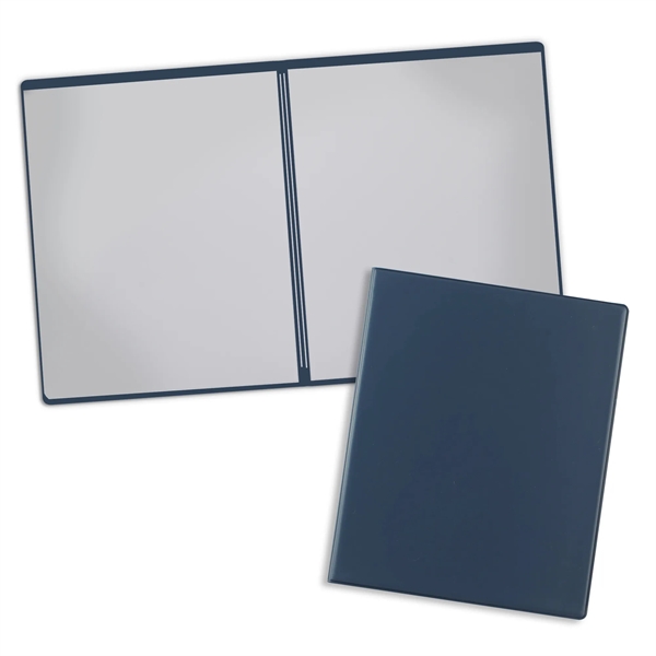 Two-pocket presentation folder made of vinyl with horizontal pockets at the... from ASI 54040 Fey Promo