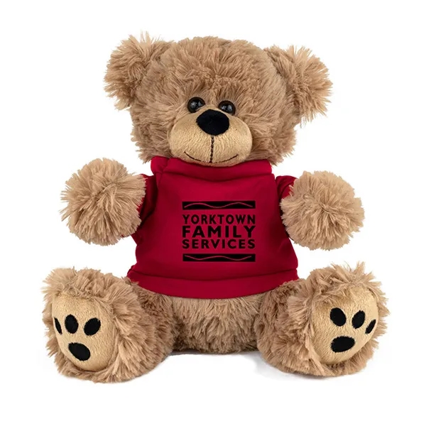8" plush teddy bear with custom color t-shirt.... from ASI 62660 Innovation Line