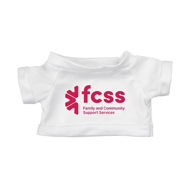 8" plush teddy bear with custom color t-shirt.... from ASI 62660 Innovation Line