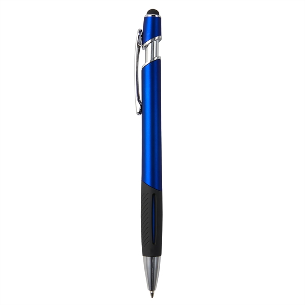 Plunger action pen with stylus tip on top, high-quality ink, comfort... from ASI 52840 Evans Manufacturing