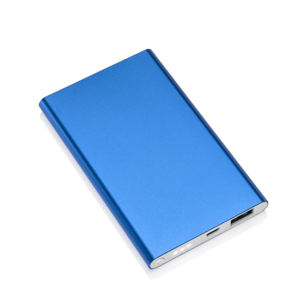 Sleek and Slim Aluminum power bank with single USB output and... from ASI 84592 St Regis Group