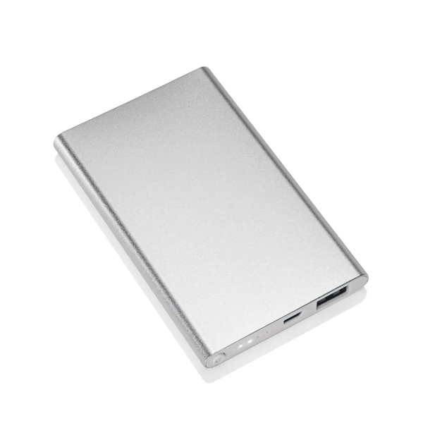 Sleek and Slim Aluminum power bank with single USB output and... from ASI 84592 St Regis Group