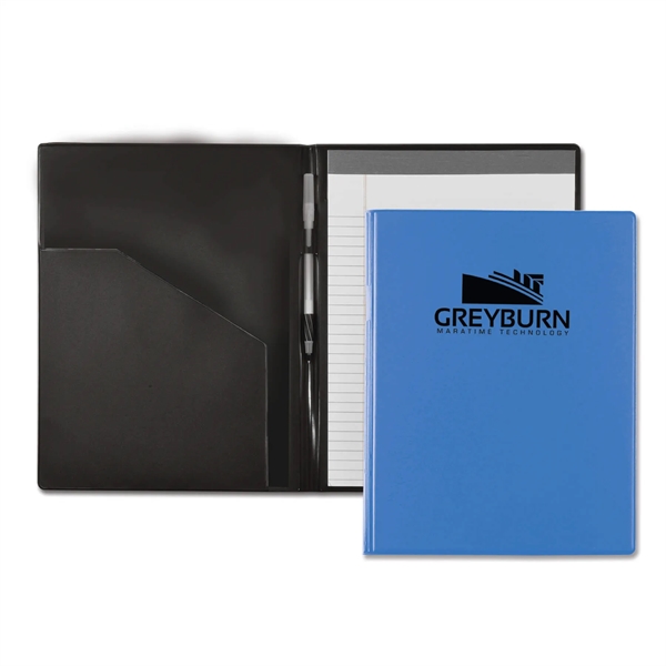 Standard writing pad measuring 12.18"H x 9.12"W with a vinyl cover... from ASI 54040 Fey Promo