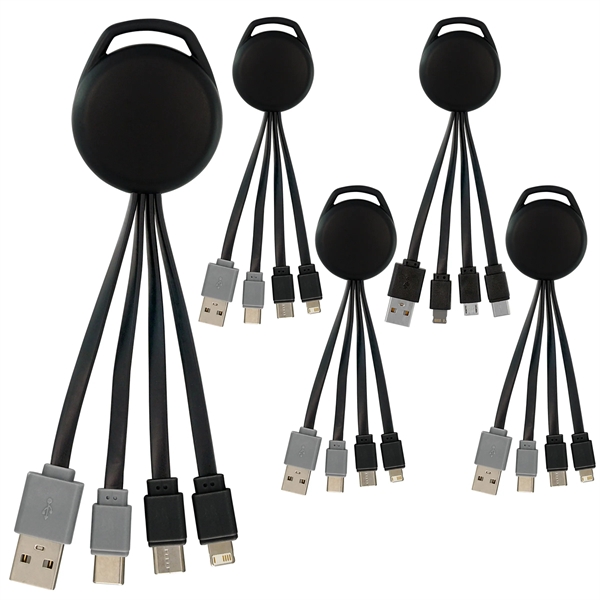 COLOR LIGHT UP VIVID DUAL INPUT 3-IN-1 CHARGING CABLE... from ASI 30208 A P Specialties / AP Specialties