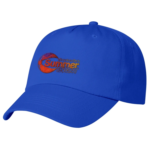 5 Panel Polyester Cap. 100% Polyester. 5 Panel, Medium Profile. Unstructured... from ASI 61125 Hit Promotional Products / Hit®
