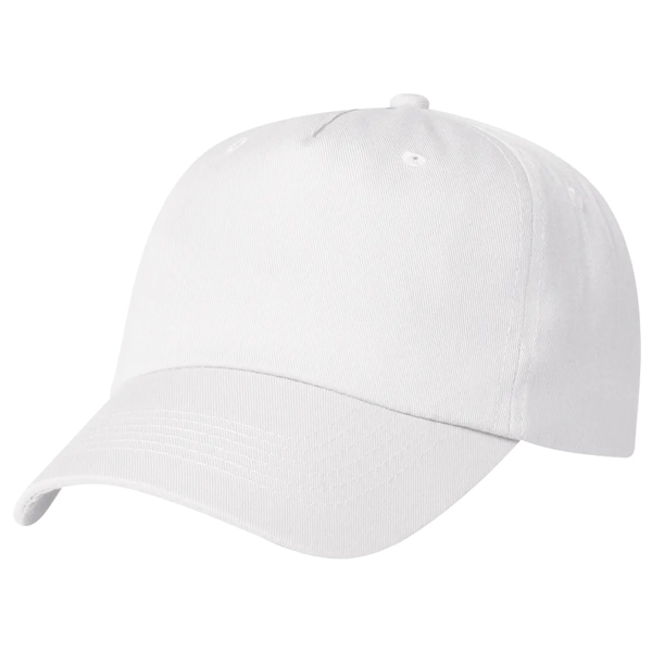 5 Panel Polyester Cap. 100% Polyester. 5 Panel, Medium Profile. Unstructured... from ASI 61125 Hit Promotional Products / Hit®