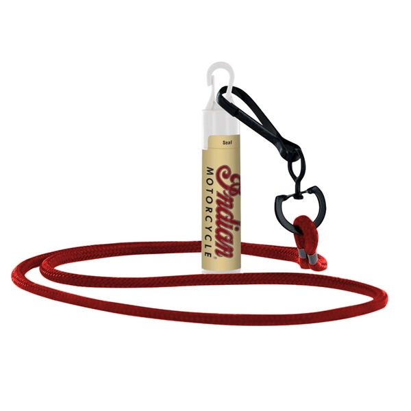 SPF-15 lip balm with cord lanyard.... from ASI 88060 Snugz/USA Inc / SnugZ USA®