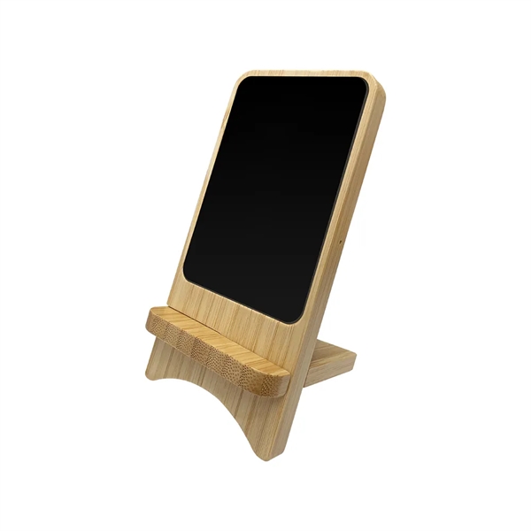 Aurora Light-up Bamboo Wireless Charger Stand: Eco-conscious, efficient, stylish. Doubles as... from ASI 90154 Sunjoy Group Inc