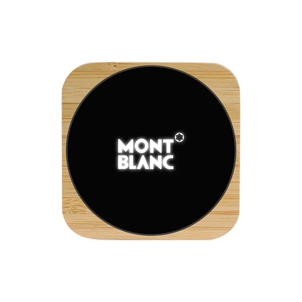 15W Bamboo Wireless Charger: Eco-conscious design, efficient charging, sustainable materials. Premium... from ASI 90154 Sunjoy Group Inc