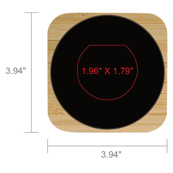 15W Bamboo Wireless Charger: Eco-conscious design, efficient charging, sustainable materials. Premium... from ASI 90154 Sunjoy Group Inc