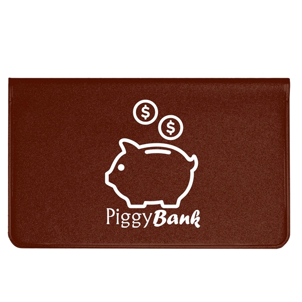 ATM booklet with a clear pocket on the back and a... from ASI 54040 Fey Promo