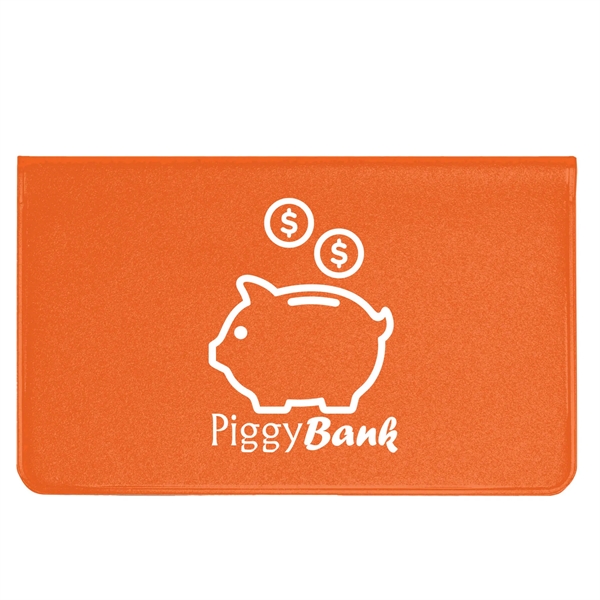 ATM booklet with a clear pocket on the back and a... from ASI 54040 Fey Promo