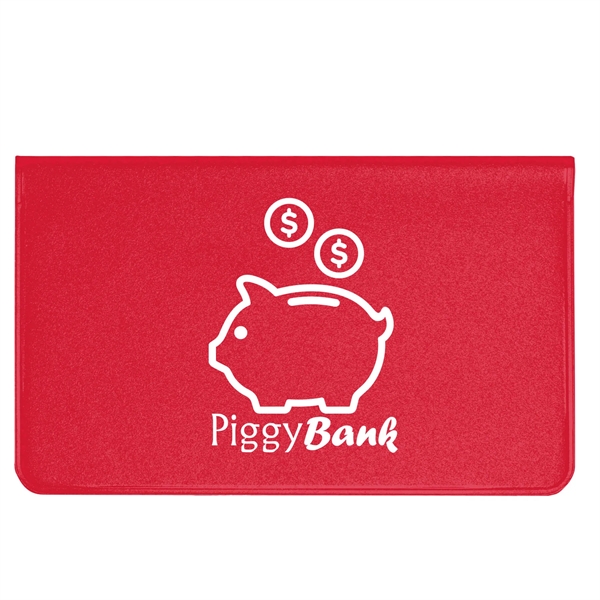 ATM booklet with a clear pocket on the back and a... from ASI 54040 Fey Promo