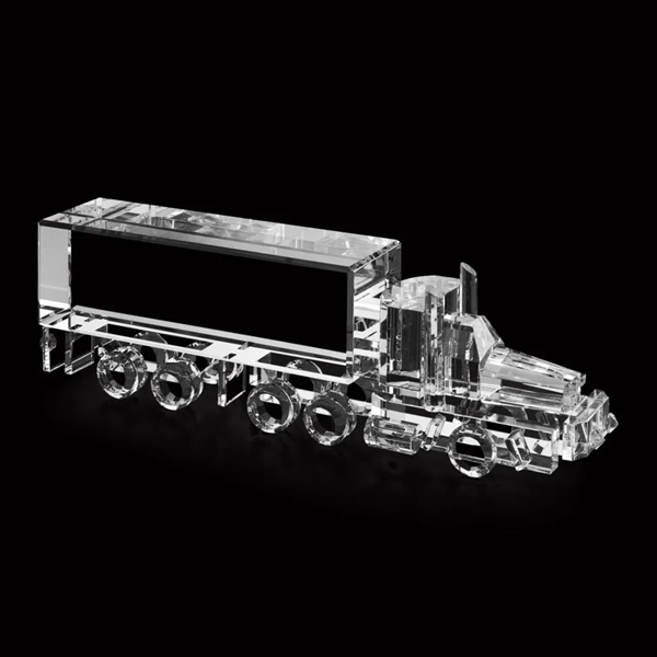 Optical crystal tractor trailer award.... from ASI 84592 St Regis Group / St Regis