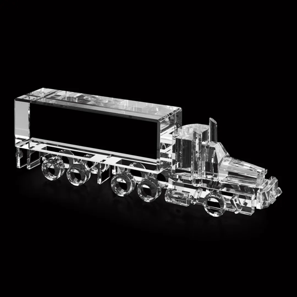 Optical crystal tractor trailer award.... from ASI 84592 St Regis Group / St Regis