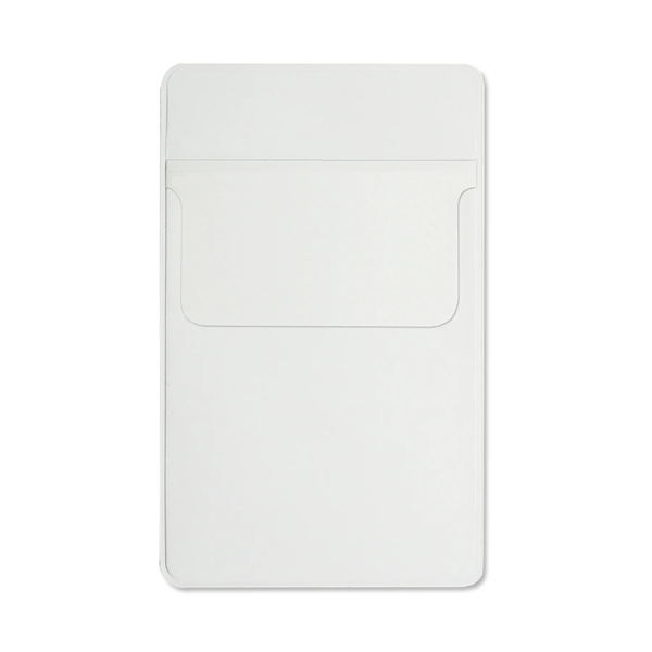White pocket protector made of vinyl and measuring 5.62"H x 3.5"W.... from ASI 54040 Fey Promo