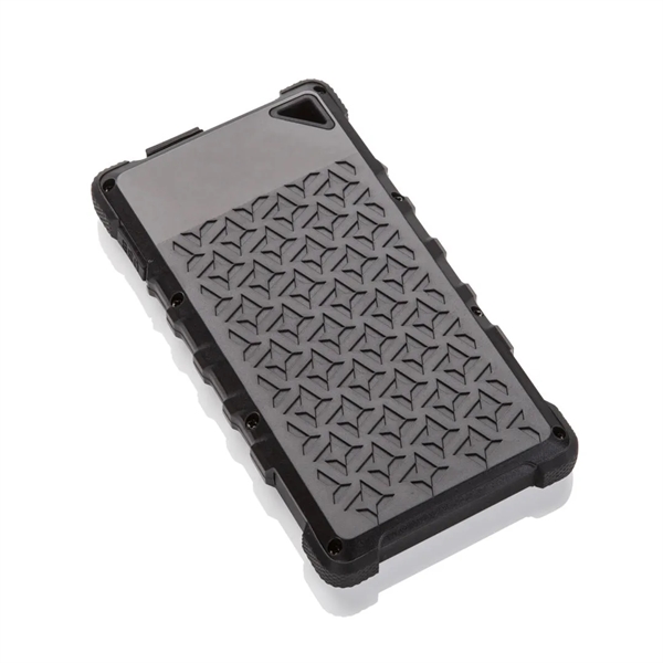 Rugged and super durable, this solar power bank has a textured... from ASI 84592 St Regis Group