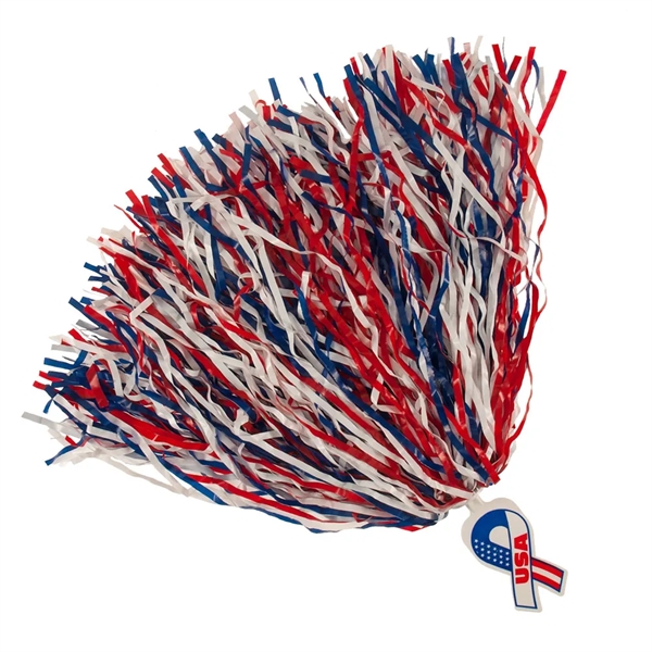 Mascot pom with molded plastic handles.... from ASI 77280 Pepco Poms / Pepco Poms