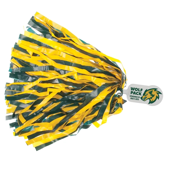 Mascot pom with molded plastic handles.... from ASI 77280 Pepco Poms / Pepco Poms