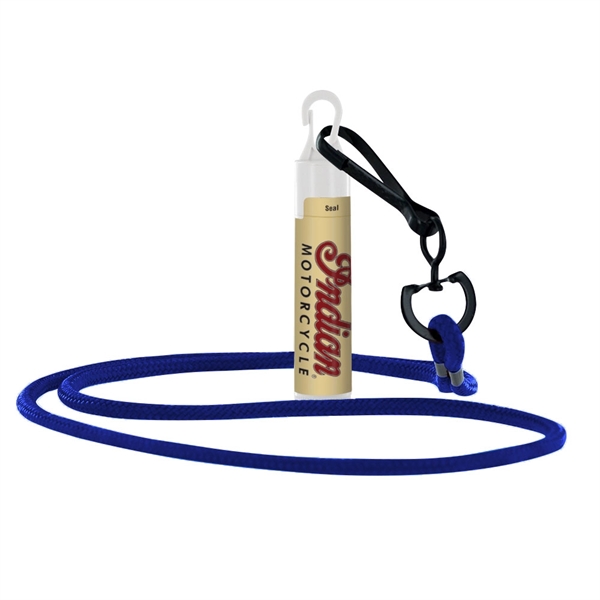 SPF-15 lip balm with cord lanyard.... from ASI 88060 Snugz/USA Inc / SnugZ USA®