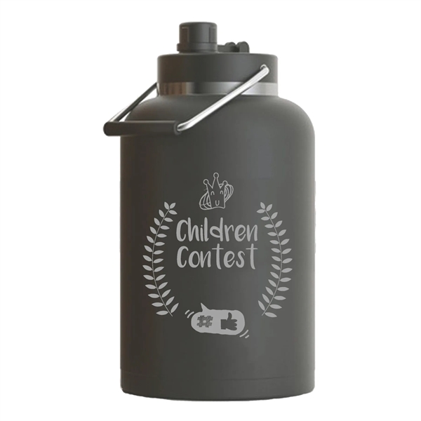 RTIC one gallon insulated stainless steel jug with spill-proof lid, wide... from ASI 74601 Calico