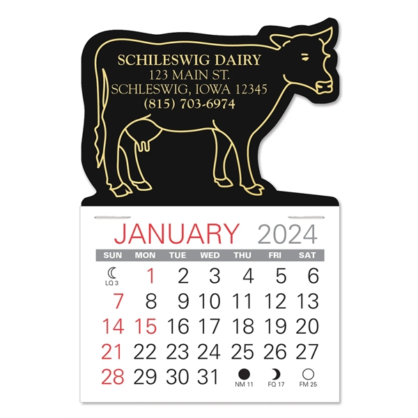 Cow Shape Value Stick Vinyl Self-Adhesive Calendars stick in 24 shapes... from ASI 95280 Warwick Publishing Co / Warwick