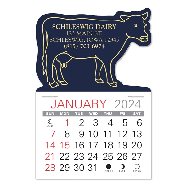 Cow Shape Value Stick Vinyl Self-Adhesive Calendars stick in 24 shapes... from ASI 95280 Warwick Publishing Co / Warwick