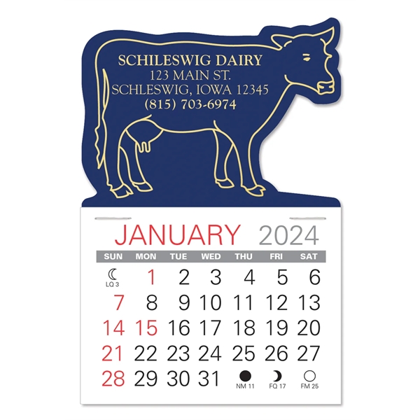Cow Shape Value Stick Vinyl Self-Adhesive Calendars stick in 24 shapes... from ASI 95280 Warwick Publishing Co / Warwick