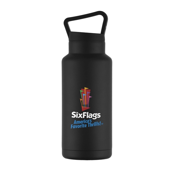 36-ounce bottle with double-walled insulation, carrying handle and screw-on lid.... from ASI 90807 Tekweld