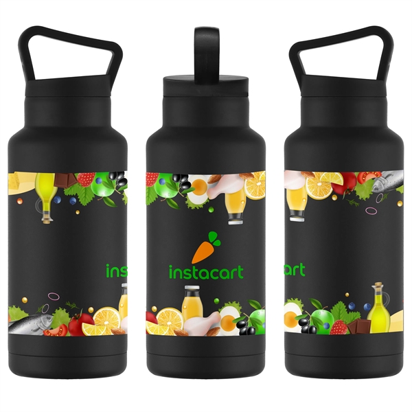 36-ounce bottle with double-walled insulation, carrying handle and screw-on lid.... from ASI 90807 Tekweld