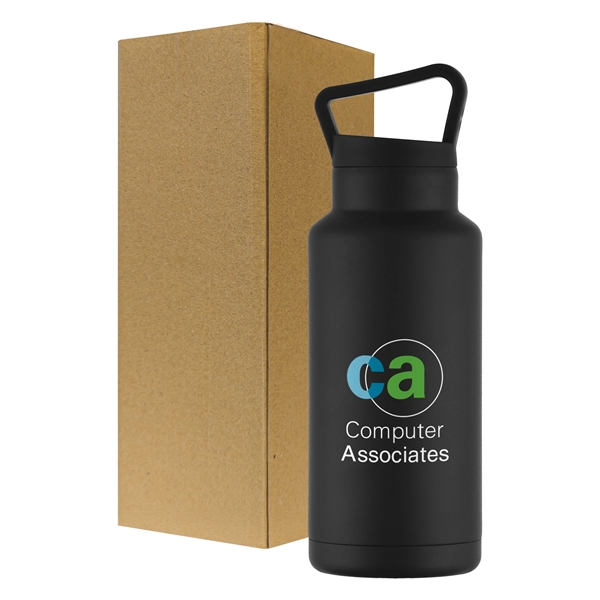 36-ounce bottle with double-walled insulation, carrying handle and screw-on lid.... from ASI 90807 Tekweld