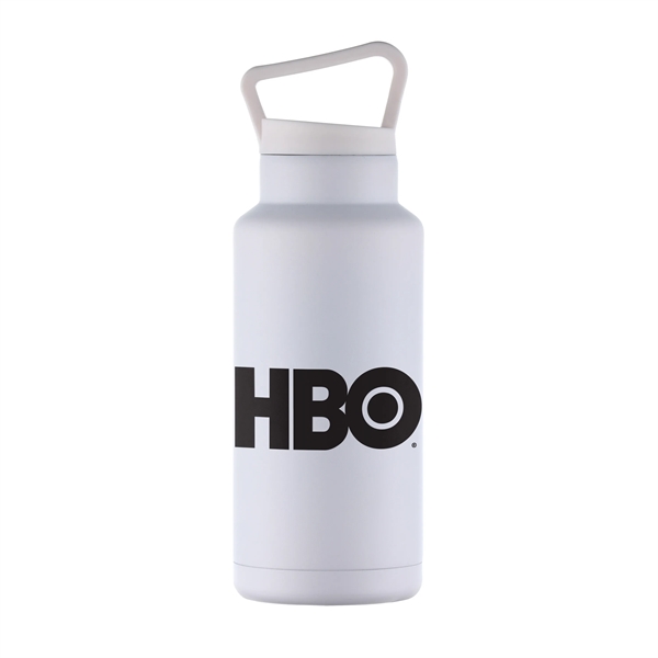 36-ounce bottle with double-walled insulation, carrying handle and screw-on lid.... from ASI 90807 Tekweld
