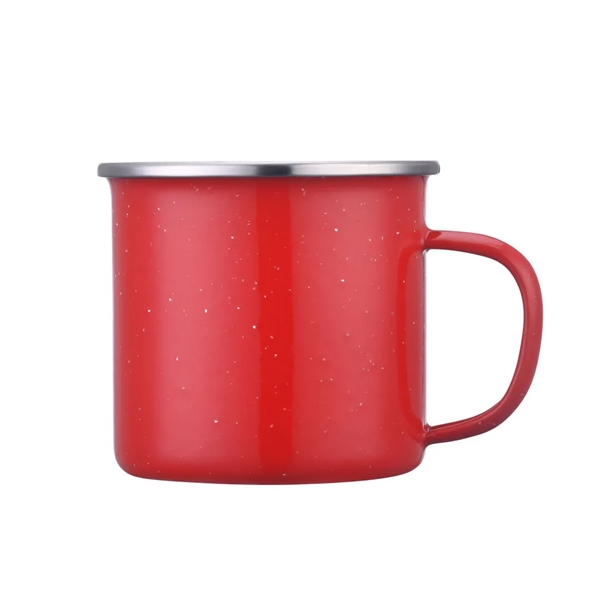 Wren Enamel Mug w/SS Rim - 16oz... from ASI 84592 St Regis Group