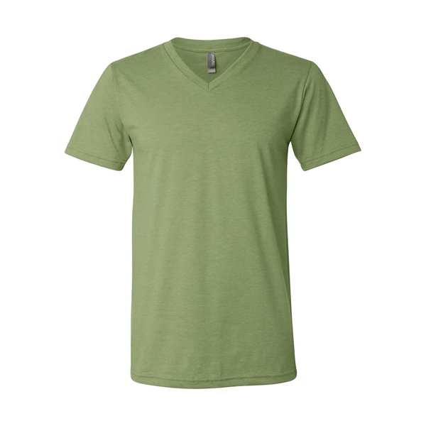 BELLA + CANVAS Unisex Heather CVC V-Neck Tee... from ASI 84358 S&S Activewear