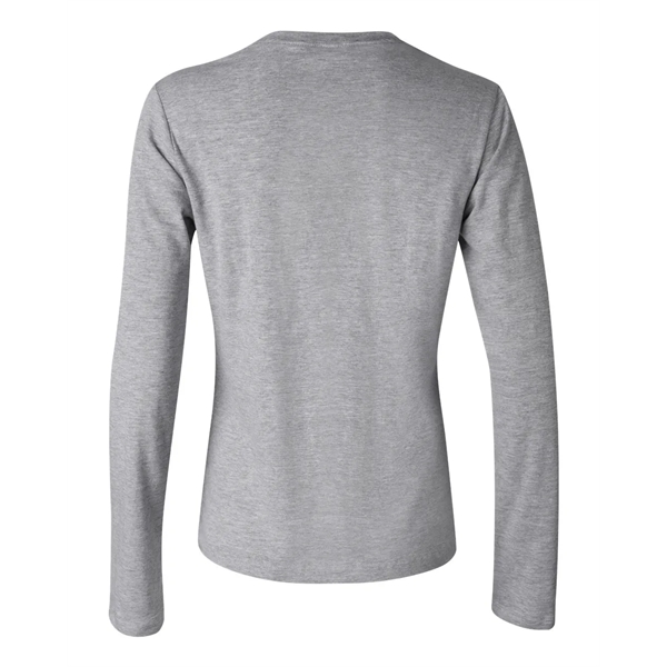 Women's long sleeve crewneck jersey t-shirt. Blank product.... from ASI 84358 S&S Activewear